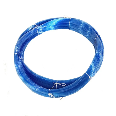 خط صيد النايلون الأزرق 1.2 ملم 1.3 مم نايلون أحادي الصيد خط 1 كجم/هانك